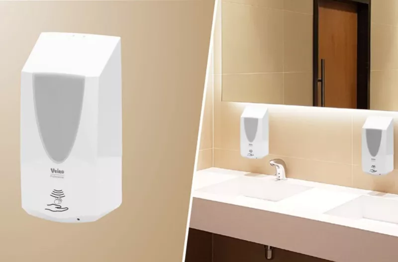 Новинка ассортимента Veiro Professional — Veiro Savona Foam Sensor — диспенсер для мыла-пены и для жидкого антисептика Новинка ассортимента Veiro Professional — Veiro Savona Foam Sensor — диспенсер для мыла-пены и для жидкого антисептика